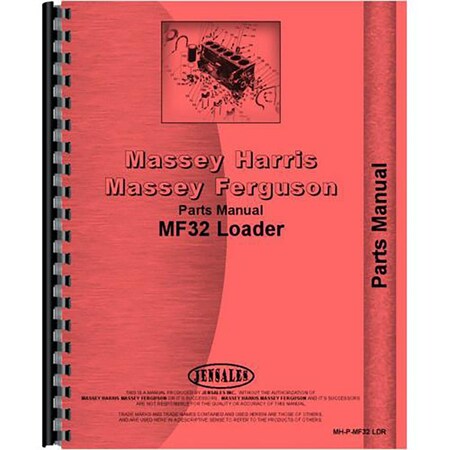 Fits Massey Ferguson 20 Loader Parts Manual